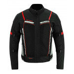 Plus Racing YUKON motoros kabát fekete-piros Plus Racing YUKON motoros kabát fekete-piros